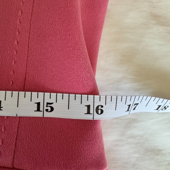 100% Silk Pink Blazer With Pearly Bling Buttons - Picture 11 of 12